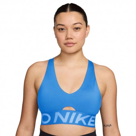 Nike Pro Sculpt Reggiseno Sportivo Azzurro Donna