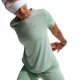 Nike Tempo Pantaloncini Running Tight 4" Steam Reflective Silv Donna