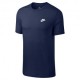 Nike Sportswear Club T-Shirt Blu Uomo