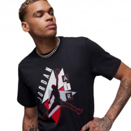 Nike Jordan Brand T-Shirt Logo Nero Uomo