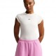 Nike Sportswear Chill Terry Shorts Logo Rosa Donna