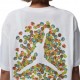 Nike Jordan Brooklyn T-Shirt Logo Back Bianco Donna