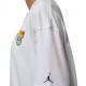 Nike Jordan Brooklyn T-Shirt Logo Back Bianco Donna