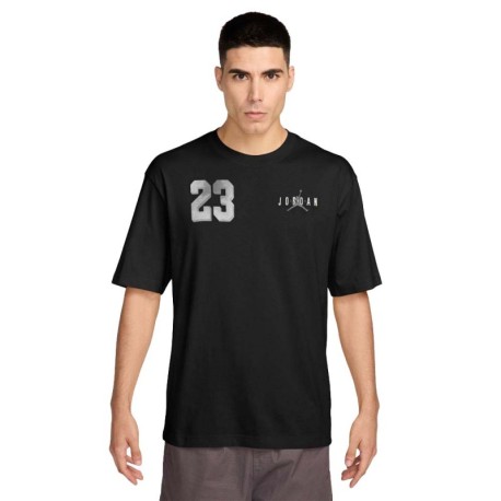 Nike Jordan Brooklyn T-Shirt Logo Nero Uomo