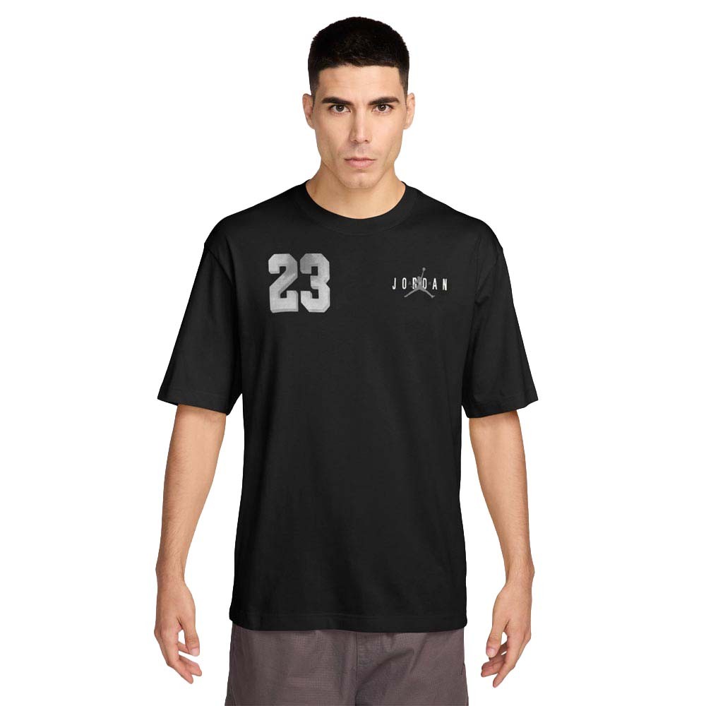 Nike Jordan Brooklyn T-Shirt Logo Nero Uomo S