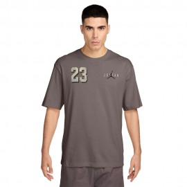 Nike Jordan Brooklyn T-Shirt Logo Moro Uomo