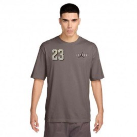 Nike Jordan Brooklyn T-Shirt Logo Moro Uomo