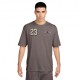 Nike Jordan Brooklyn T-Shirt Logo Moro Uomo