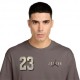 Nike Jordan Brooklyn T-Shirt Logo Moro Uomo
