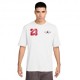 Nike Jordan Brooklyn T-Shirt Logo Bianco Uomo