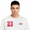 Nike Jordan Brooklyn T-Shirt Logo Bianco Uomo