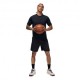 Nike T-Shirt Logo Centrale Nero Uomo