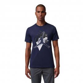 Nike Jordan Brand T-Shirt Logo Rosso Uomo