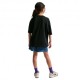 Nike Sportswear T-Shirt Palestra Logo Nero Bambina