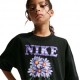 Nike Sportswear T-Shirt Palestra Logo Nero Bambina
