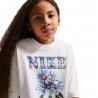 Nike Sportswear T-Shirt Palestra Logo Bianco Bambina