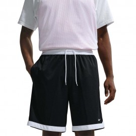Nike Dna Academy Pantaloncini Basket 8In Nero Bianco Uomo