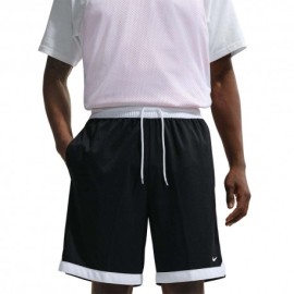 Nike Dna Academy Pantaloncini Basket 8In Nero Bianco Uomo