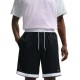 Nike Dna Academy Pantaloncini Basket 8In Nero Bianco Uomo
