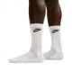 Nike Calza Eleveted Tris Pack Bianco
