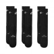 Nike Calza Eleveted Tris Pack Nero