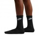 Nike Calza Eleveted Tris Pack Nero