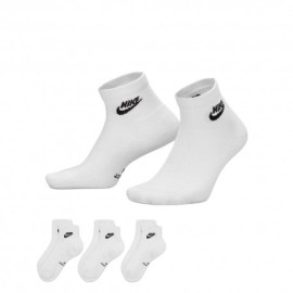 Nike Calza Quarter Logo Bianco