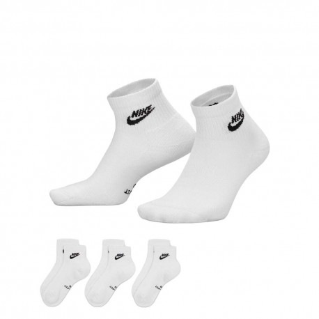 Nike Calza Quarter Logo Bianco