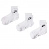 Nike Calza Quarter Logo Bianco