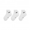 Nike Calza Quarter Logo Bianco