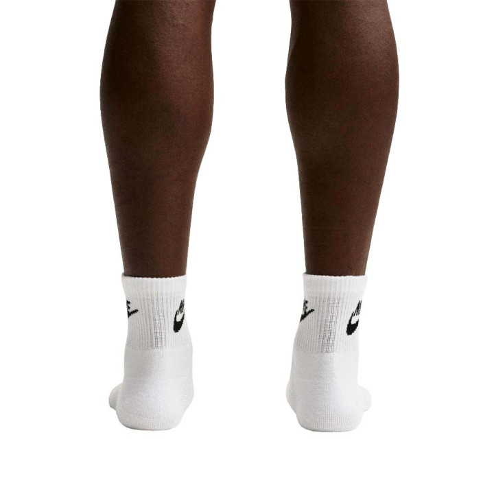 Nike Calza Quarter Logo Bianco