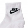Nike Calza Quarter Logo Bianco