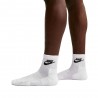 Nike Calza Quarter Logo Bianco