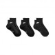 Nike Calza Quarter Logo Nero