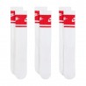 Nike Calza Tris Pack Tris Pack Banda Rossa Bianco