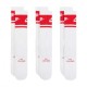 Nike Calza Tris Pack Tris Pack Banda Rossa Bianco