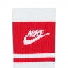 Nike Calza Tris Pack Tris Pack Banda Rossa Bianco