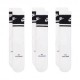 Nike Calza Eleveted Tris Pack Fascia Bianco