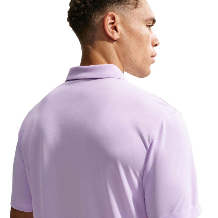 Nike Court Dri-Fit Polo Tennis Violet Mist Nero Uomo