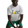 Nike Court T-Shirt Tennis Cotton Love Bianco Uomo