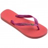 Havaianas Brasil Logo Corallo - Infradito Mare Donna