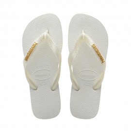 Havaianas Logo Metallic Bianco - Infradito Mare Donna
