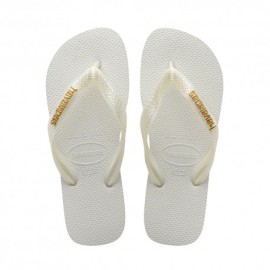 Havaianas Logo Metallic Bianco - Infradito Mare Donna