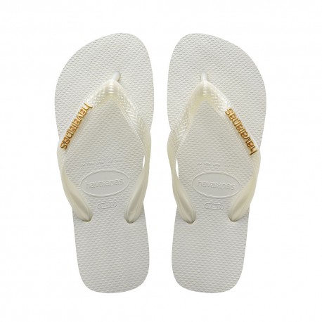 Havaianas Logo Metallic Bianco - Infradito Mare Donna