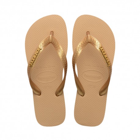 Havaianas Logo Metallic Oro - Infradito Mare Donna