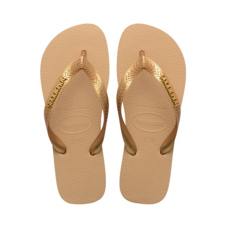 Havaianas Logo Metallic Oro - Infradito Mare Donna