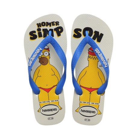 Havaianas Simpson Bianco - Infradito Mare Uomo