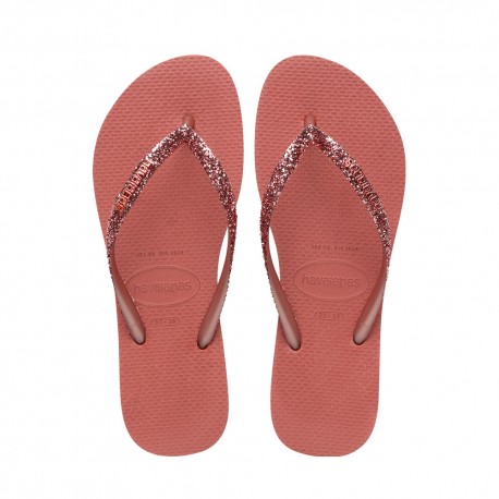 Havaianas Slim Glitter 2 Rosa - Infradito Mare Donna