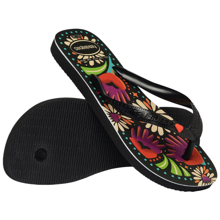 Havaianas Top Ginga Begonia Nero - Infradito Mare Donna