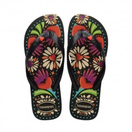 Havaianas Top Ginga Begonia Nero - Infradito Mare Donna